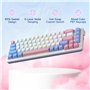 Redragon K709 PRO Clavier de jeu RVB sans fil Gasket 65 % Clavier mécanique échangeable à chaud 68 touches avec socle Free Mod,