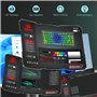 Redragon K724 PRO Clavier de jeu sans fil Gasket avec écran hype et bouton, clavier mécanique 80 %, écran d'information TFT de 1