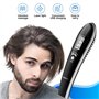 Volumon Peigne de massage électrique avec laser infrarouge et écran LCD pour repousse et renforcement des cheveux