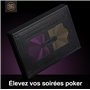 SLOWPLAY Jeu de Cartes Professionnelles 100% Plastique : 2 Jeux (Violet et Or) avec Jumbo Index, Flexibles, durables, étanches e