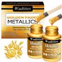 Wadities Peinture acrylique dorée métallisée
