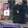 Benazcap Lot de 2 étuis en Cuir synthétique pour localisateur de clés AirTags 2021 (localisateur), Mini AirTags - Porte-clés Rig