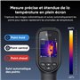 Caméra thermique portable HIKMICRO ECO, compatible SuperIR 240X240 soit 57 600 pixels, fréquence de 25Hz, Mesure de la températu