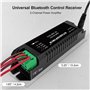 STUODIOFINIX Mini amplificateur Bluetooth 2 canaux pour haut-parleurs passifs avec TWS, AUX, pièce de rechange, adapté aux haut-
