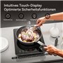 COOKNANO Induction Cooktop Hot Plate, 2000W Single Induction Hob with 9 Power Levels and 8 Hour Timer, Sensor Touch Button Contr