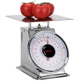 Tada Balance de cuisine mécanique en acier inoxydable de 20 kg Tada Balance de cuisine mécanique en acier inoxydable de 20 kg