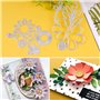 5 sets Matrices de Découpe Scrapbooking Cutting Dies Fleur Plante Bricolage Outil Gaufrage Décoration Pochoir Découpage pour Car