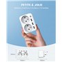 LENCENT Adaptateur Prise Anglaise/UK/Angleterre et Française avec 3 Ports USB et 1 Port USB-C adapté à Irlande, Royaume-Uni, Éco