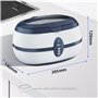 Uten Nettoyeur à Ultrasons 600ML Appareil Nettoyeur Domestique avec Panier Nettoyage et Support Automatique pour Nettoyage Bijou