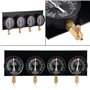 Uten Testeur de Pression de Carburant, 4pcs Jauges à Vide de Synchronisation de Carburateur sur Plaque Fixe pour Voiture Automob