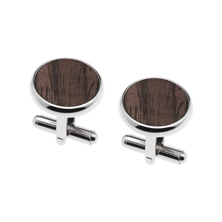 The Lord of the Tools 1 paire de boutons de manchette en bois naturel - Style classique - Cadeau délicat pour homme