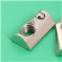 Create idea 100x Roll-in M8 T-Nuts Profil en Acier au Carbone Écrous à Fente en T Écrou à Billes 8 Adapté Aux Profilés en Alumin