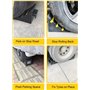 bimiti Cales de roue en caoutchouc pour voitures et remorques