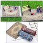Create idea 3pcs Tapis pour Maison de Poupée 1:12 Miniature Couverture Miniature Décoratif Maison de Poupée Tapis Meubles Décora