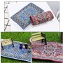 Create idea 3pcs Tapis pour Maison de Poupée 1:12 Miniature Couverture Miniature Décoratif Maison de Poupée Tapis Meubles Décora