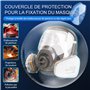Trudsafe Masque Respiratoire avec Étui Rigide pour Pulvérisation, Vapeurs Organiques et Poussière. Inclut Masque Anti-Poussière,