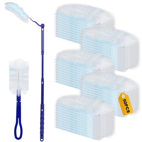 AiQInu 52 Pièces Plumeau Poussiere Recharge Kit