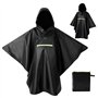 AiQInu Poncho Pluie Imperméable avec Manches Ventilées