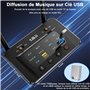 1Mii [Upgraded] B03S Transmetteur Recepteur Bluetooth 5.3 avec DAC Audiophile, aptX AD/LL/HD, Émetteur Adaptateur Audio san Fil 