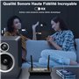 1Mii [Upgraded] B03S Transmetteur Recepteur Bluetooth 5.3 avec DAC Audiophile, aptX AD/LL/HD, Émetteur Adaptateur Audio san Fil 