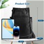Cozary Sac à Dos Sport avec Filet Amovible, Sac de Sport Homme & Enfant, Sac à Cordon de Sport Polyvalent pour Football, Gym et