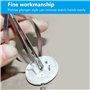 buhb Extracteur d'aiguille de Montre, Extracteur de Piston de Montre, Extracteur d'aiguille de Montre, Métal pour Atelier de Rép