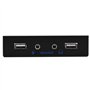 Yunseity Panneau Avant USB, 2 Ports USB 2.0 + Micro + Interface Audio HD, Concentrateur USB du Panneau Avant pour Disquette 3,5"