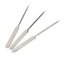 3pcs Spatule de Maquillage de Mélange Cosmétique D'acier Inoxydable, Outil de Spatule de Tige D'agitation D'art D'ongle pour L'u