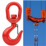 SANON 2T Crochet de levage émerillon, Crochet de Levage Pivotant de 2 Tonnes avec Crochet de Gréement de Grue de Qualité Industr