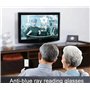 Lunettes de presbytie anti-lumière bleue à changement de couleur, lunettes de lecture à zoom automatique, lunettes à réglage aut