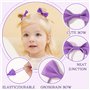 40pcs bébé filles cheveux arcs élastiques à cheveux serre-tête élastique queue de cheval titulaire bande de caoutchouc corde à c