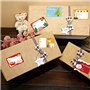 MQIAN 216 Pièces Stickers Étiquettes de Noël Stickers Étiquettes de Cadeaux Auto-Adhésives pour la décoration de Noël Emballage