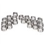 Lot de 20 Inserts Filetés Filetés Kit de Manchons de Réparation de Filetage M12 X 1,25 Gaine en Acier Fil Enroulé Vis de Type po