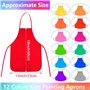 KNEWMART Blouses et tabliers d'artistes pour enfants,12 Pièces Enfants Artistes Tabliers Imperméable Tissu Tabliers Peinture Des