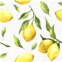 Lot de 20 serviettes au citron - Décoration de table - Découpage - Technique de serviette 33 x 33 cm