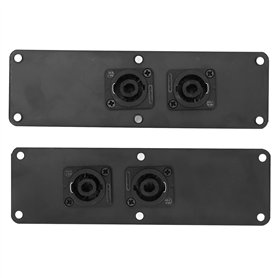 Prise de Haut-parleur Plaque de Fer Speakon Plaque de Prise de Haut-parleur Plaque de Prise de Haut-parleur Audio Dual Speakon P