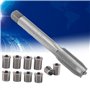 Leopacat Kit De Outils RéParation Bougie D'Allumage, Outil Filetage Inserts Filetés, M10X1.0 Avec Taraud Fileté M12X1.0 Pour RéP