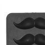 Bac À Glaçons, Moule À Glace, Moule En Silicone En Forme De Moustache, Plateau à Glace Domestique Noir De Qualité Alimentaire Po