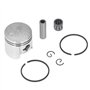 Kit de Piston de Reconstruction de Moteur,kit de Segment d'axe de Piston Professionnel Haute résistance 40 mm pour 2 Temps 49 CC
