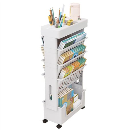 Bureau Étagère Mobile pour Salle de Classe