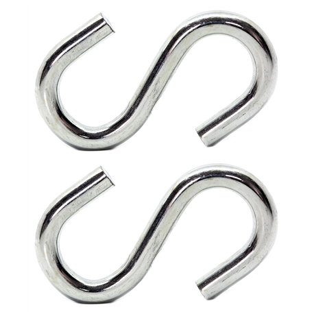 Screws City Lot de 2 crochets en S robustes de 8 mm d'épaisseur