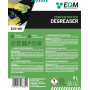 EQM - ECO-109 - Dégraissant Concentré Multisurfaces - 5L - Cuisines, moteurs, machines, sols industriels, garages, etc. - Dégrai