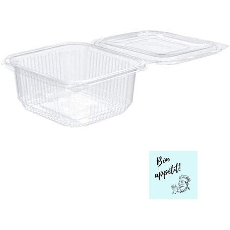 Lot de 50 boîtes réutilisable pour aliments 500 cc