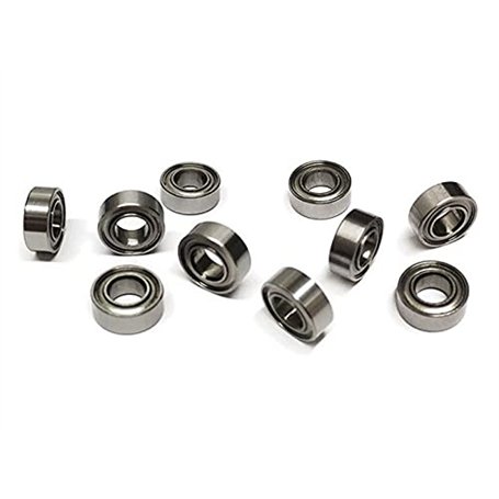 Lot de 10 roulements MR84ZZ à billes en acier de 4 mm x 8 mm x 3 mm