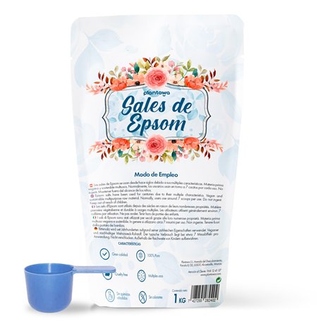 PLANTAWA Sel d'Epsom 1KG | Sulfate de Magnésium Pur
