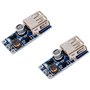 TECNOULAB 2 pièces 0.9 V-5 V DC-DC à 5 V USB convertisseur de Tension Module d'alimentation élévateur