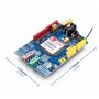 TECNOULAB 2 pièces Carte de développement de Bouclier GPRS/GSM, Modules Quadri-Bande avec antenne + Cadeau