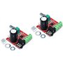TECNOULAB 2 pièces PAM8610 12 V Mini amplificateur Audio stéréo Hi-FI 2X10 W Double Canal Classe D