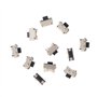 Buwei 10 Pcs / 1 Set Bouton Poussoir Tactile Latéral Micro SMD SMT Tact Switch 2x4x3.5mm