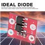 Diode solaire panneau solaire batterie diode de charge 15A panneau solaire batterie charge Anti-Irrigation inverse Protection id
